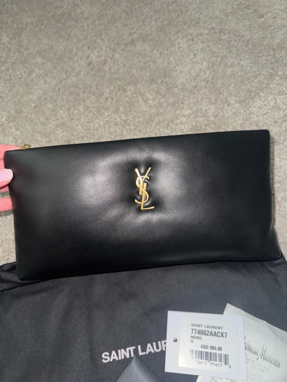 YSL Calypso ziptop clutch - Picture 2 of 4
